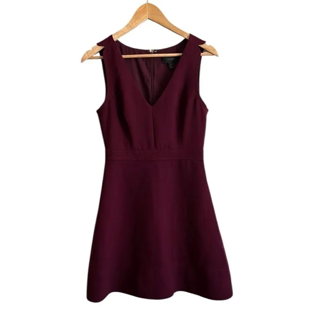 JCrew V Neck A Line Mini Dress